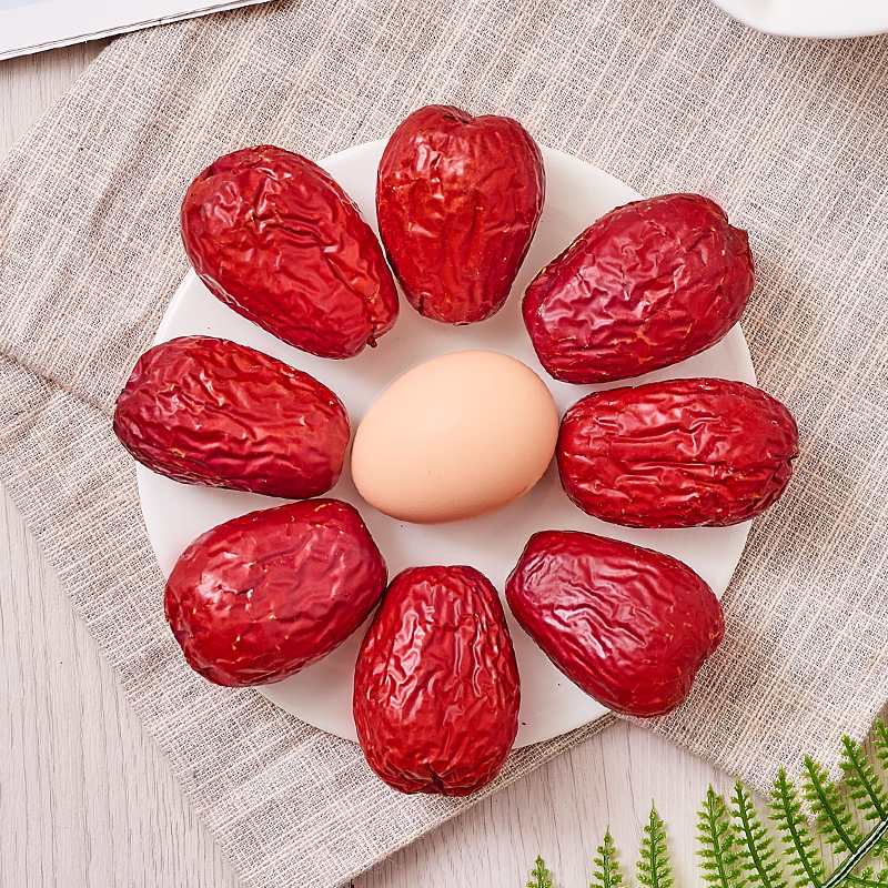 单品直降楼兰蜜语大红枣500g新疆一等特大红枣子和田骏枣鸡蛋枣玉枣可