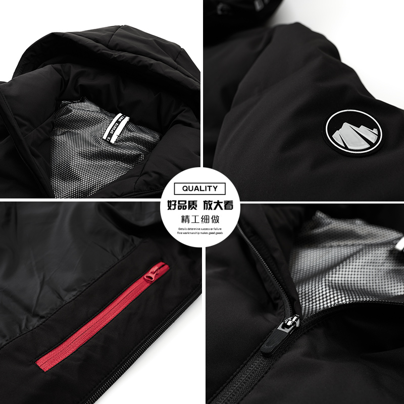 恒源祥羽绒服男品牌秋冬季装加厚2024年新款中年男士冬装外套高清大图