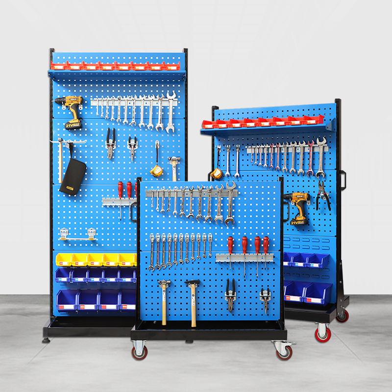 挂钩方孔工具挂架车间维修工具架子多功能物料置物架五金工具展示货架