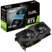华硕（ASUS）DUAL-RTX2070-O8G-EVO-V2 雪豹RTX2070光追显卡 家用电竞游戏显卡