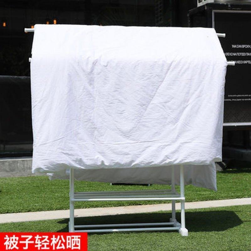 简易阳台升降晾衣架落地折叠伸缩室内衣架子单杆家用挂衣架晾晒架多色多款多功能生活日用家庭清洁生活日用洗晒用品衣架