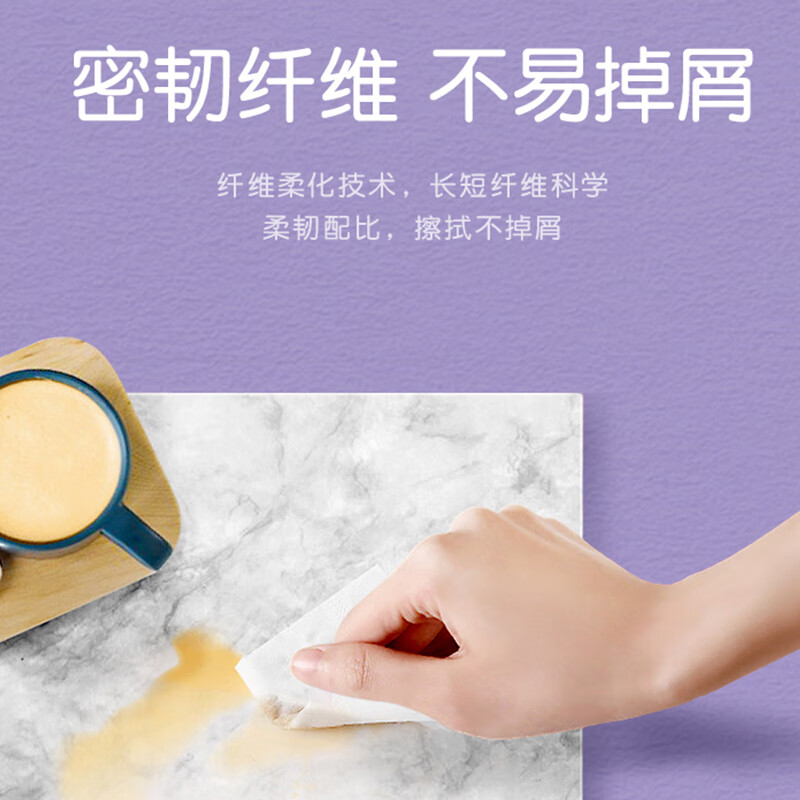 心相印 DT100商用(薰衣草)三层塑装纸面巾(21包装)高清大图