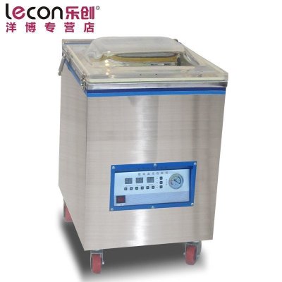 lecon/乐创洋博 DZ-400C 三泵 商用食品真空包装机干湿两用冷面大米砖打包装袋抽真空封口机