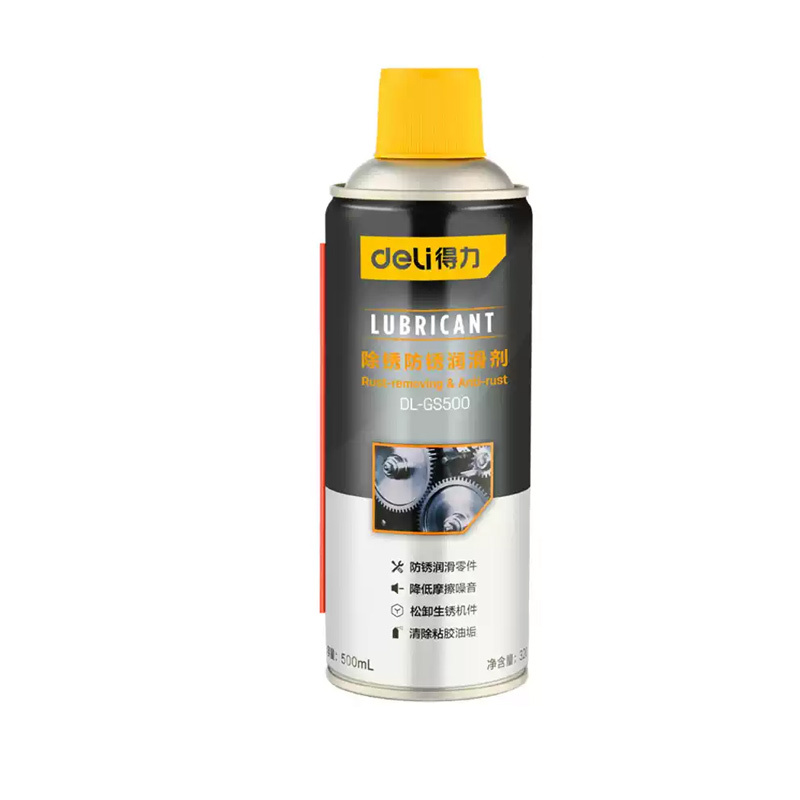 得力(deli) 防锈除锈剂 金属自行车除锈剂松动剂除锈剂DL-GS500 500ml(单位:瓶)