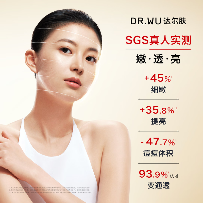 达尔肤 (DR.WU)杏仁酸焕肤调理精华液15ml 三重酸果酸水杨酸抗痘祛闭口女生礼物高清大图