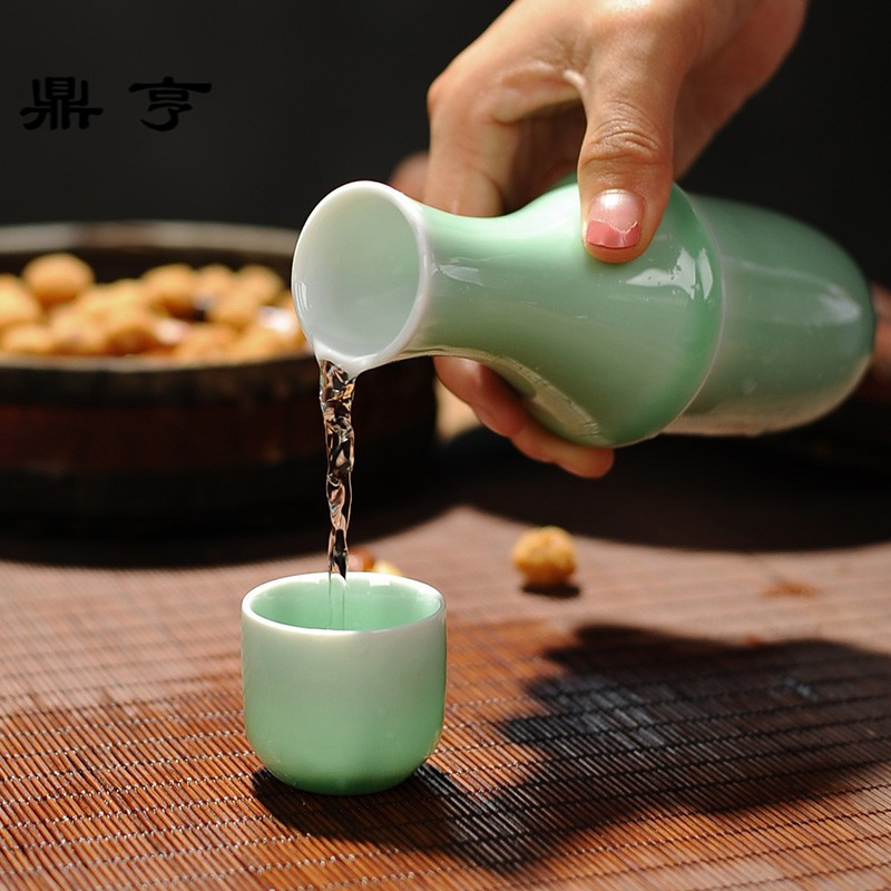 鼎亨日式清酒酒具套装白酒壶温酒器烫酒壶家用 高温陶瓷酒具礼盒