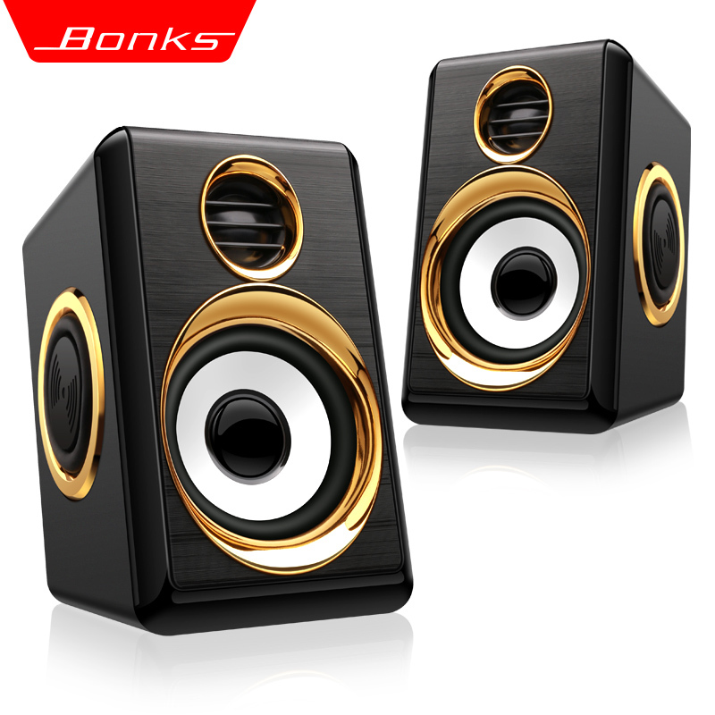 bonks k1笔记本音响小音箱台式电脑手机usb重低音炮迷你便携家用