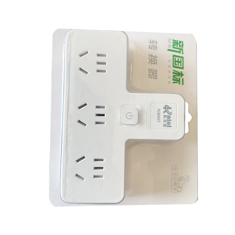 凯圣蓝 K06427 转换器 15 无线 2500W 2500W插排 插排(计价单位:个)白色高清大图