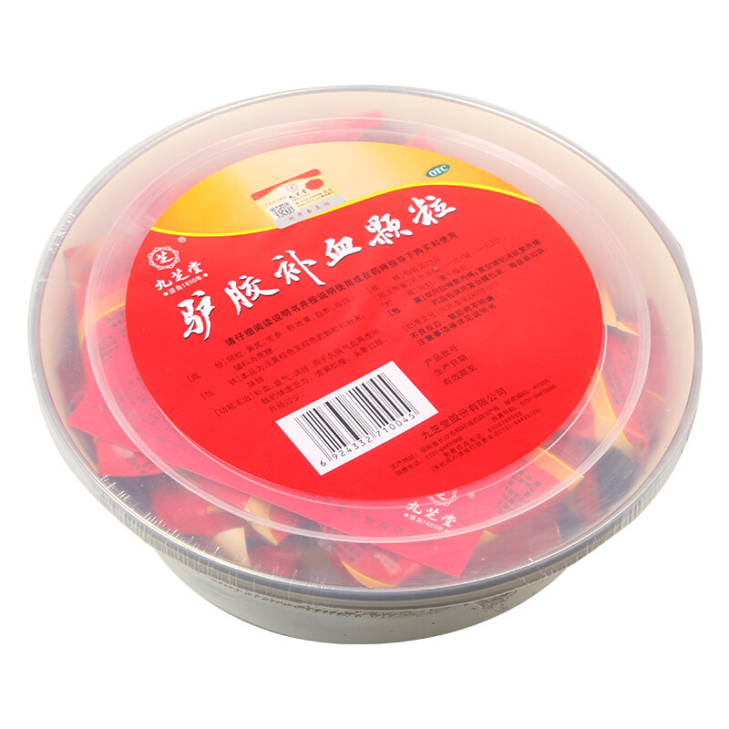 九芝堂 驴胶补血颗粒 30袋/盆 补血益气调经久病气血两虚阿胶体虚乏力面黄肌瘦头晕目眩月经过少 颗粒剂高清大图