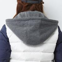 1折价78.9元唐狮冬装新款羽绒服女可脱卸帽拼接贴标韩版棒球衫式羽绒夹克