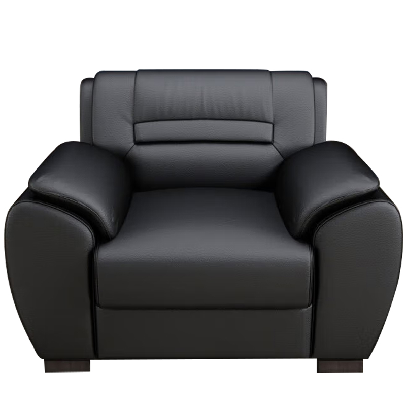 臻远 ZY5110327 办公沙发茶几组合简约现代接待室商务沙发西皮单人位