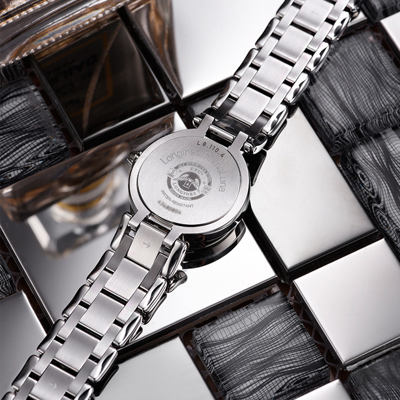 LONGINES 浪琴心月系列钢带女士机械表L8.111.4.71.6