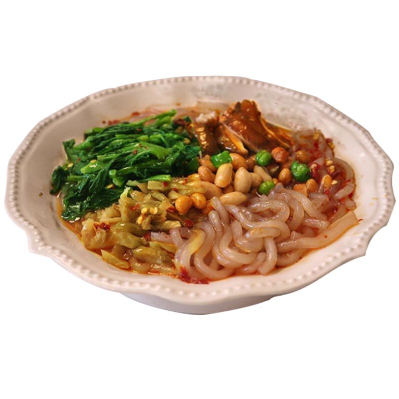 全素酸辣粉不含动物油及五辛吃斋纯素净素酸辣粉佛家美食方便面 7袋