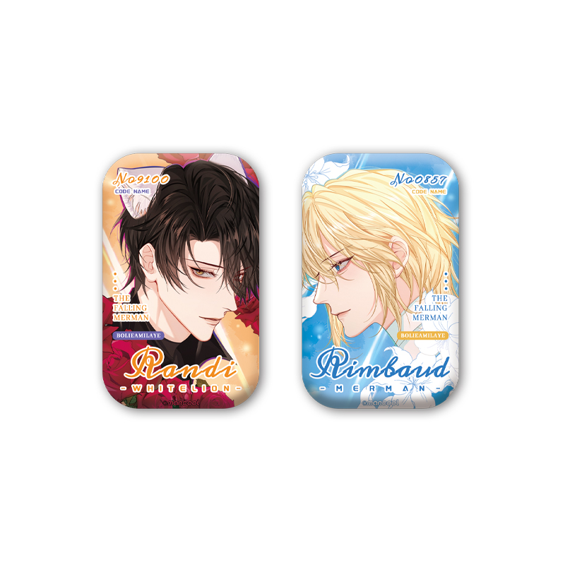 情人节马口铁套组 [正版]周边 人鱼陷落第4弹 白色情人节系列 牵手立牌马口铁贴贴双层钥匙扣流沙杯垫色纸等高清大图