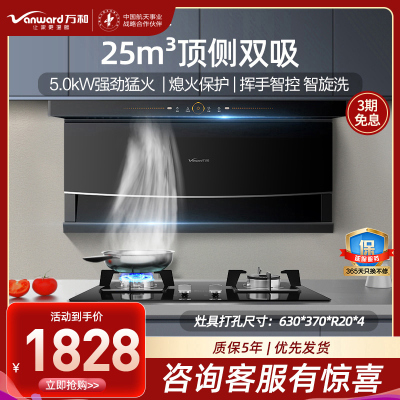 万和(Vanward)烟灶套装WL856+B7L51天然气