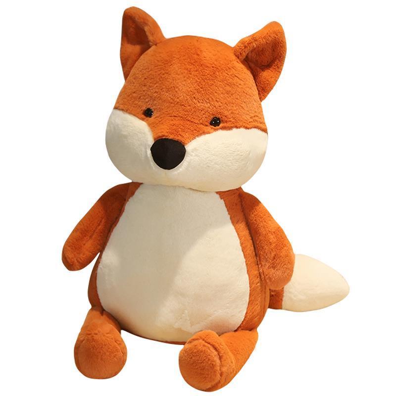 可爱小狐狸玩偶公仔创意床上毛绒玩具儿童陪睡觉布娃娃生日礼物女棕色