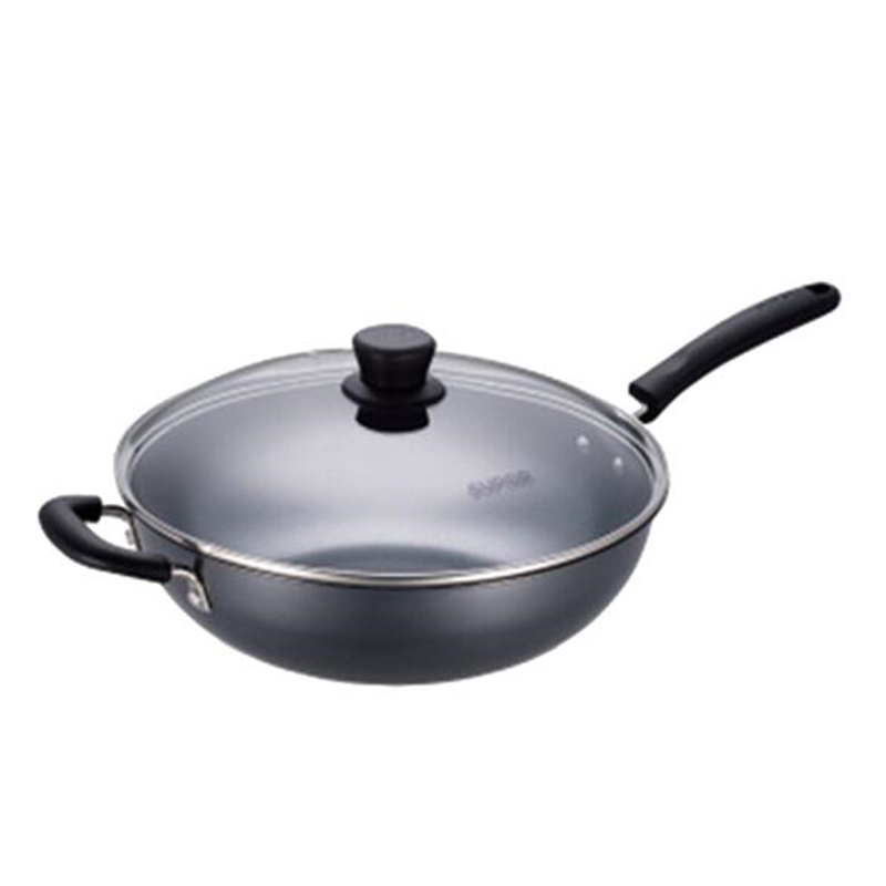 苏泊尔炒锅 真不锈健康铁锅 明火 气灶专用锅具 -34CM FC34T12