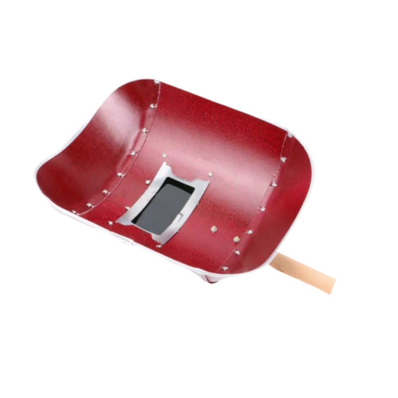 依诺九吉 电焊面罩手持式铝包边面具全脸 钢纸面罩1个配黑白玻璃 件高清大图