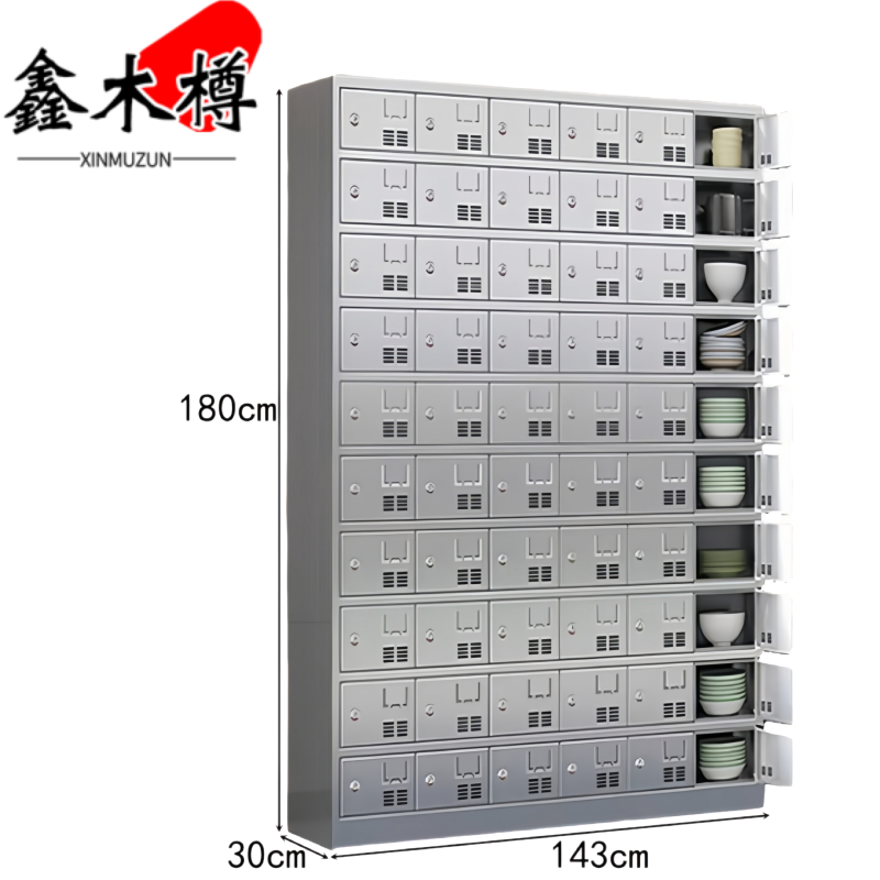 鑫木樽不锈钢碗柜60门台高清大图