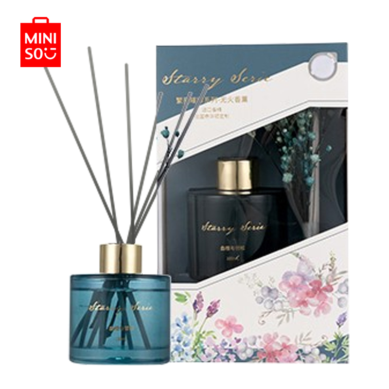 名创优品 (miniso) 繁星璀璨系列-无火香薰(血橙与雪松)精油家用室内空气留香