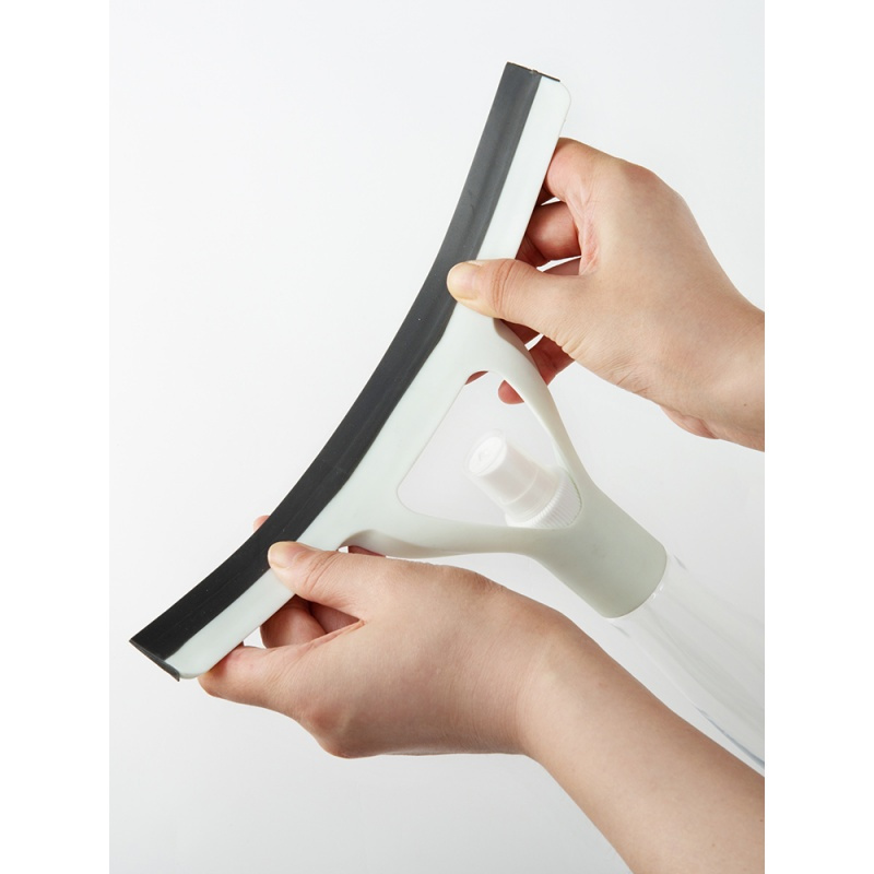 喷水式玻璃刮子家用擦玻璃刮水器浴室卫生间汽车刮刀业清洗工具日用