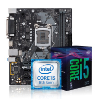 英特尔 i5 8400 盒装 搭 华硕 H310M-D CPU主板套装