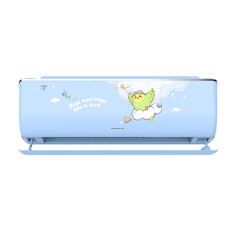 格力(Gree)空调1.5匹变频冷暖一级智能语音儿童挂机KFR-35GW/(35546)FNhAb-B1(天空蓝)智慧鸟高清大图