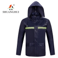 双惠男女款防风防雨分体式雨衣SHN211-7AX，前胸带反光条，S-3XL（套）