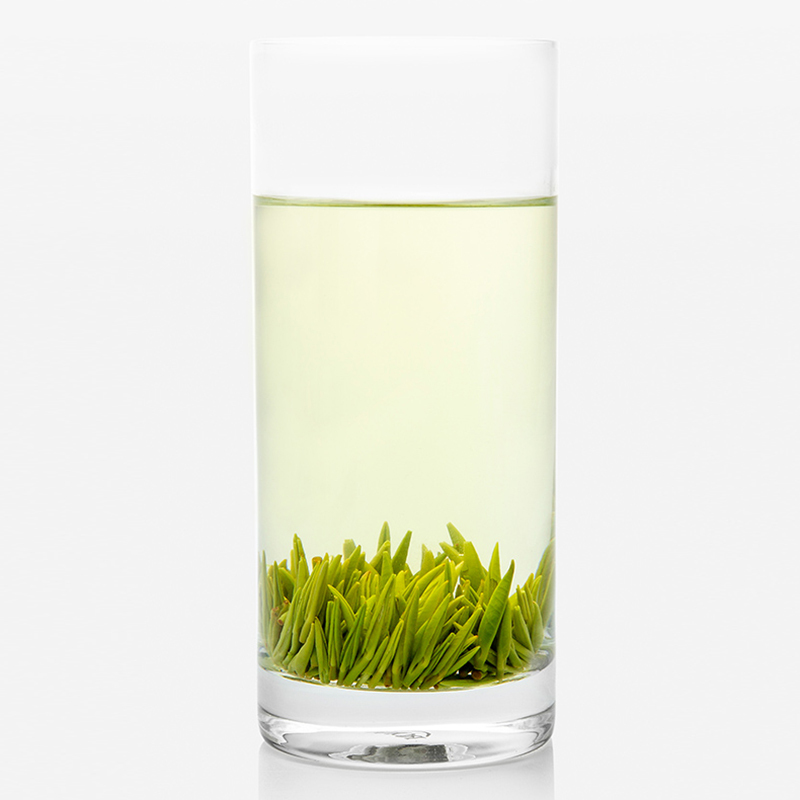 [2021新茶上市]艺福堂青叶甘露明前特级茶叶竹叶形雀舌绿茶春茶散装50g