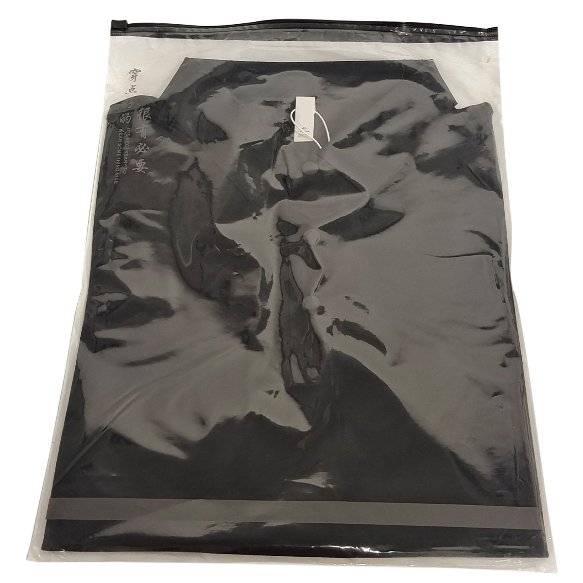 鸽护 短袖POLO定制 抗皱黑色 件高清大图