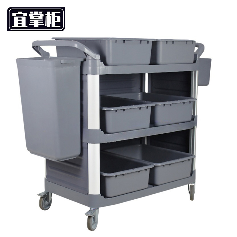 宜掌柜 收餐车 收餐车大号六盆两桶个