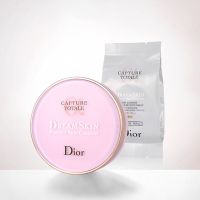 Dior/迪奥梦幻美肌气垫修颜霜 2*15g 隔离防护遮瑕匀净自然裸妆含替换装 012#偏粉白