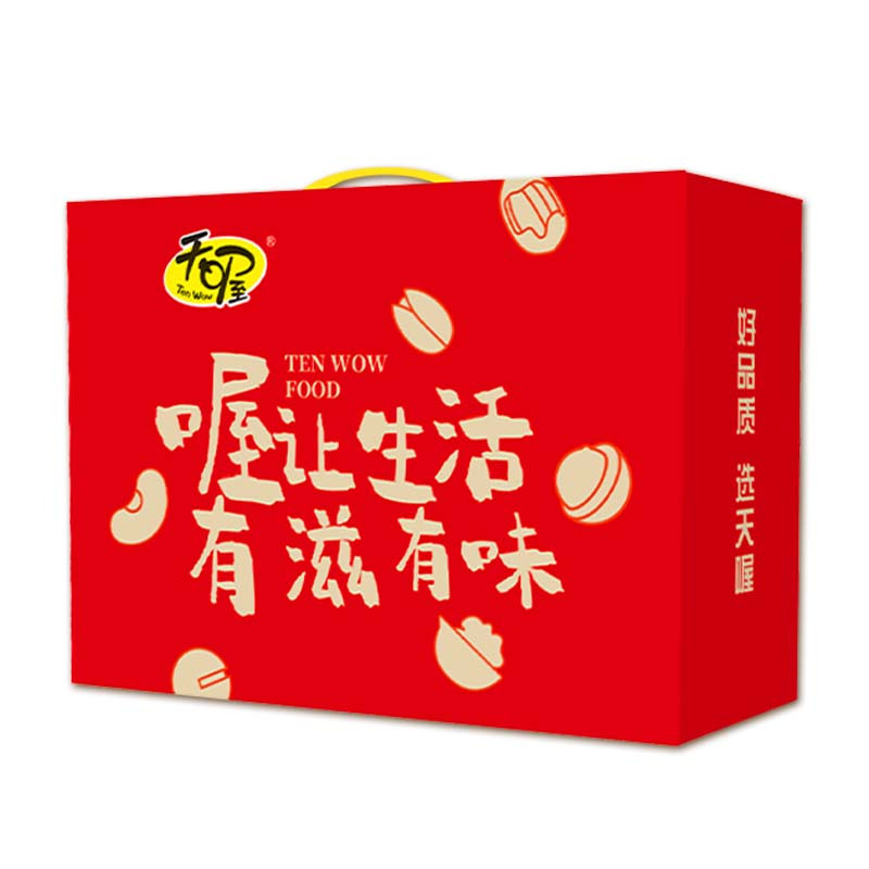 天喔有滋有味零食礼1088g多口味坚果炒货干果休闲零食大礼包礼盒装年货春节送礼团购