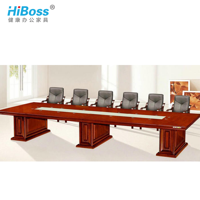 HiBoss会议桌油漆桌办公室开会桌(1米单价)