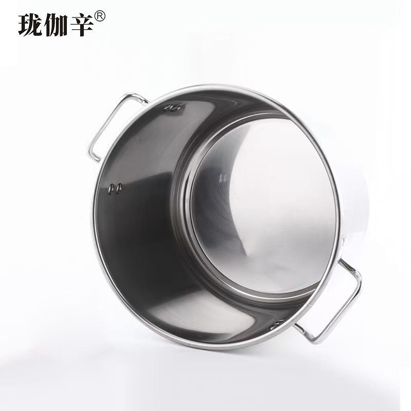 珑伽辛 304特厚不锈钢汤桶 50*50cm/个高清大图