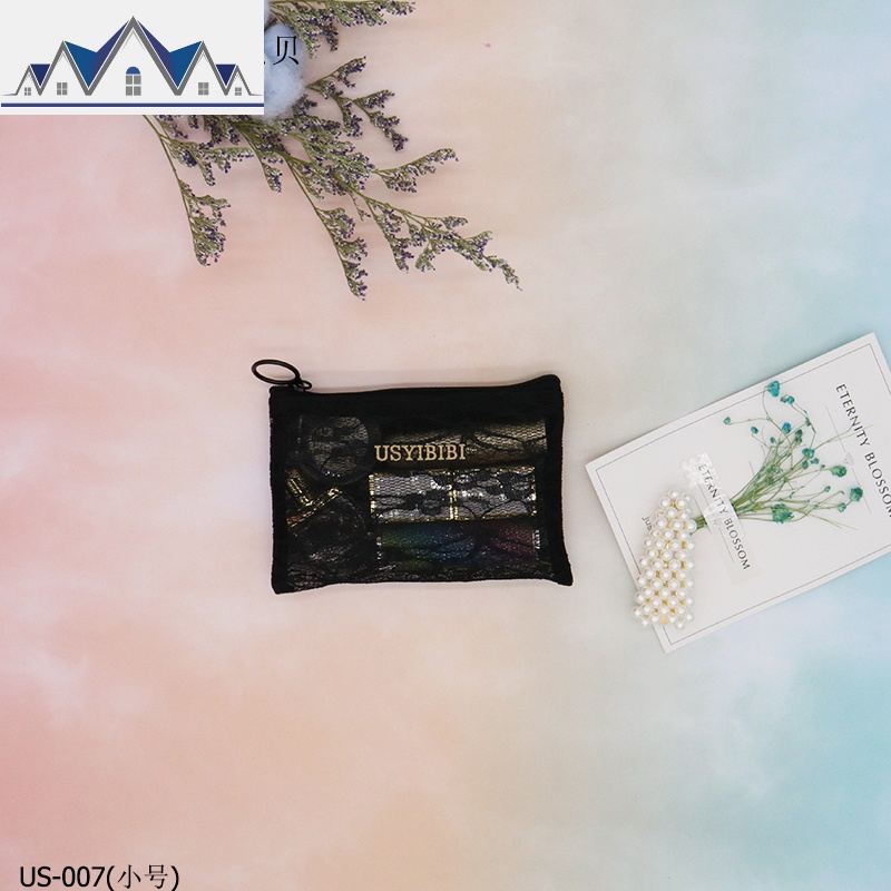 网红化妆包ins风超火小号女便携透明可爱大容量旅行洗漱品收纳袋 三维工匠收纳包高清大图