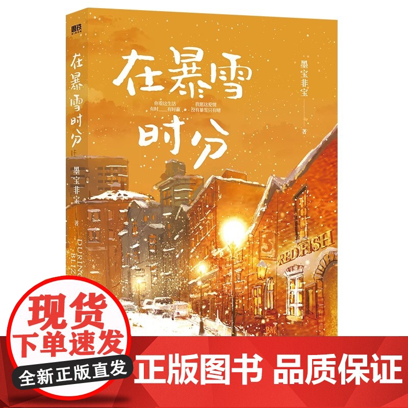 在暴雪时分 墨宝非宝 吴磊赵今麦主演电视剧原著小说 墨宝非宝蜜汁炖鱿鱼归路青春言情小说实体书墨宝非宝 正版磨铁图书店高清大图