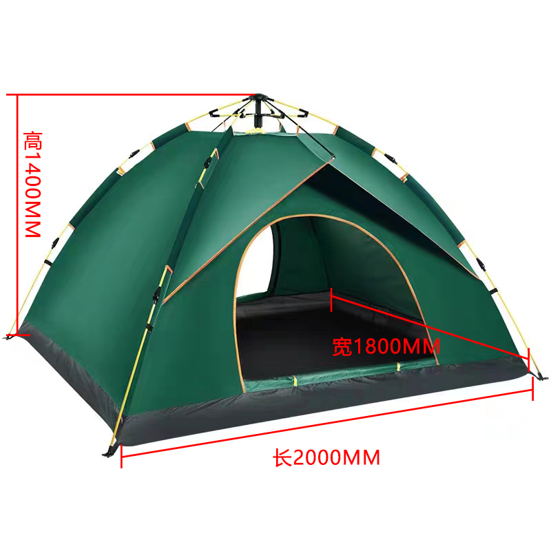 正斌广告帐篷简约便携帐篷200*180cm常规款高清大图