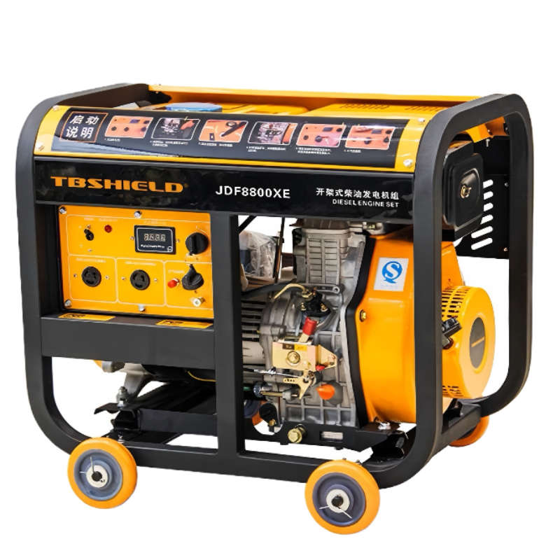 发电机 JDF8800XE(柴油)最大功率9KW单三相等功率电启动