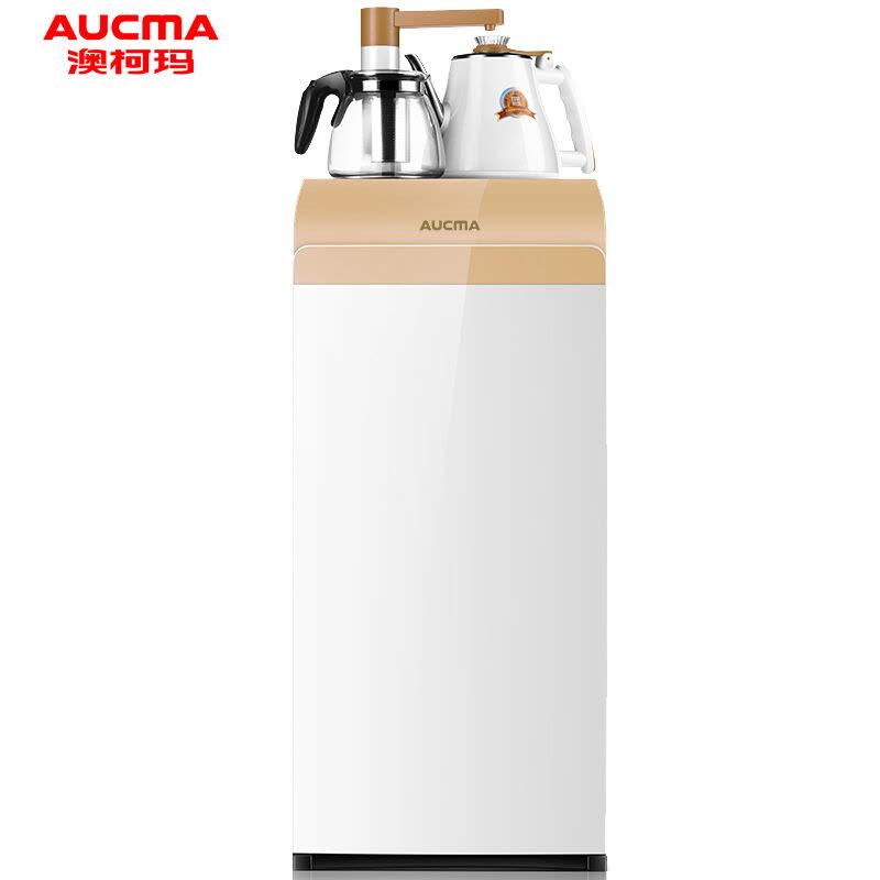 澳柯玛(AUCMA)饮水机 YR8C-B911家用多功能立式电水壶双壶茶吧饮水机 智能触控 柜式温热型 下置茶吧机图片