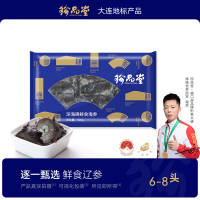 珍品堂深海礁鲜食海参6-8头鲜活大连海参辽刺参500g*2袋开袋即食速食
