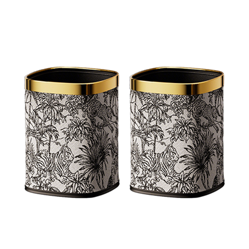 卫未来 家用垃圾桶 15L丛林奇遇金 个高清大图