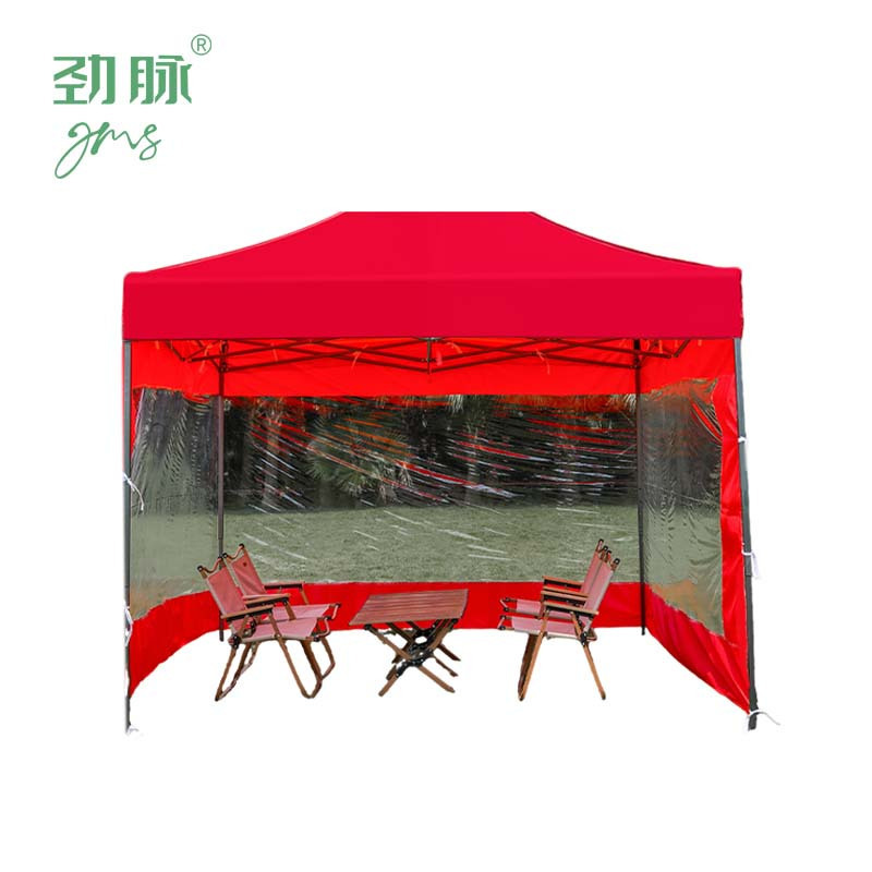 劲脉 三面透明围挡帐篷 蓝色-3*6*3M 顶高清大图