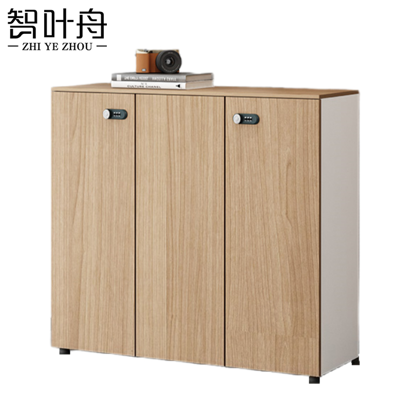 智叶舟办公矮柜三门1200*400*1200mm台高清大图