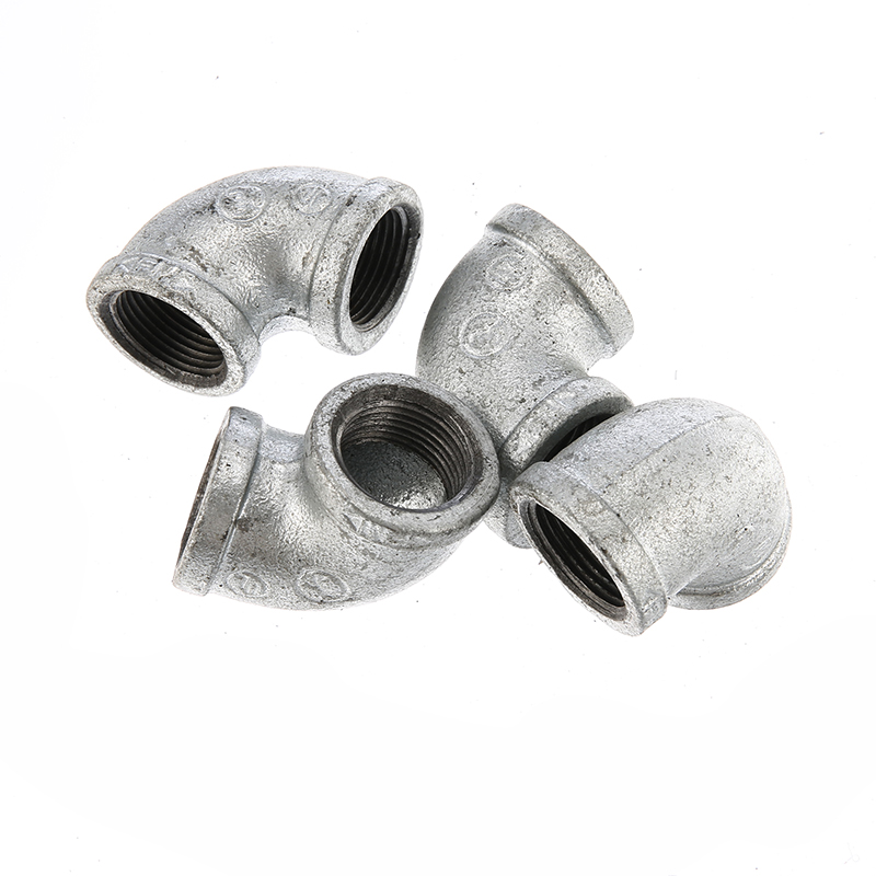 建支 国标热镀锌弯头玛钢 15mm 4分 1个