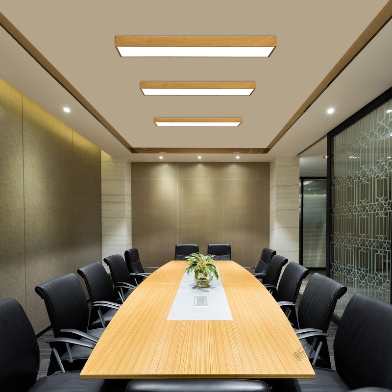 苏宁放心购 led吸顶灯长方形北欧现代简约办公室客厅走廊过道阳台灯长条灯具高清大图