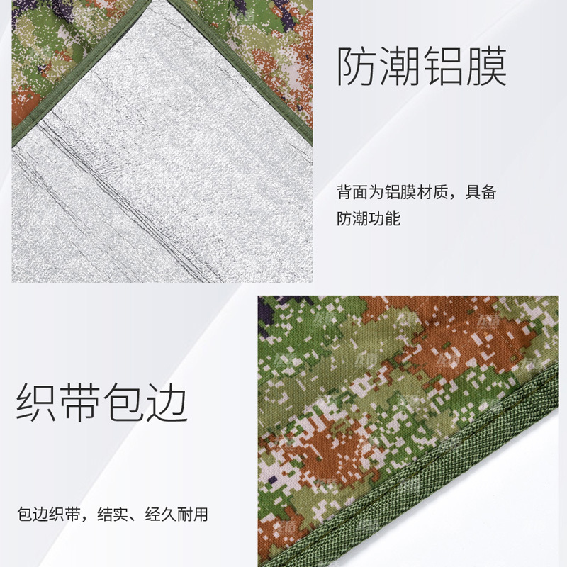 龙盾防潮垫 牛津布野餐垫加厚防水垫子户外帐篷地垫 丛林 荒漠 水墨夏 水墨冬 2*2m