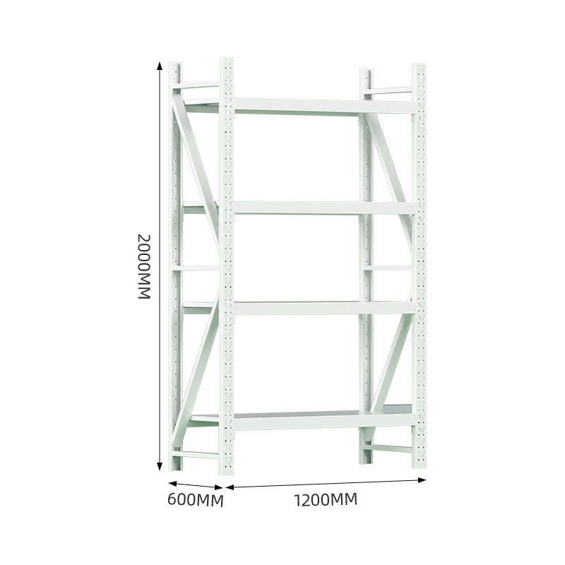 臻远 ZY-X991 中型货架 主架灰白色 1200*600*2000/200kg高清大图
