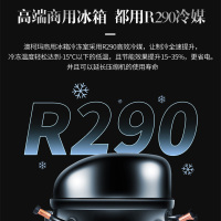 澳柯玛(AUCMA)VF-1360HT四门冰箱商用冰柜不占地冷冻厨房酒店六开立式