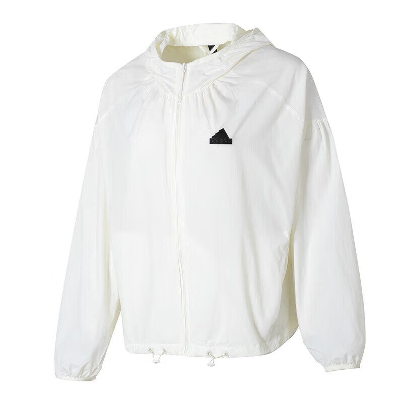 阿迪达斯 （adidas）外套女装新款运动服户外跑步健身训练休闲连帽宽松夹克上衣IM8837 ZP高清大图